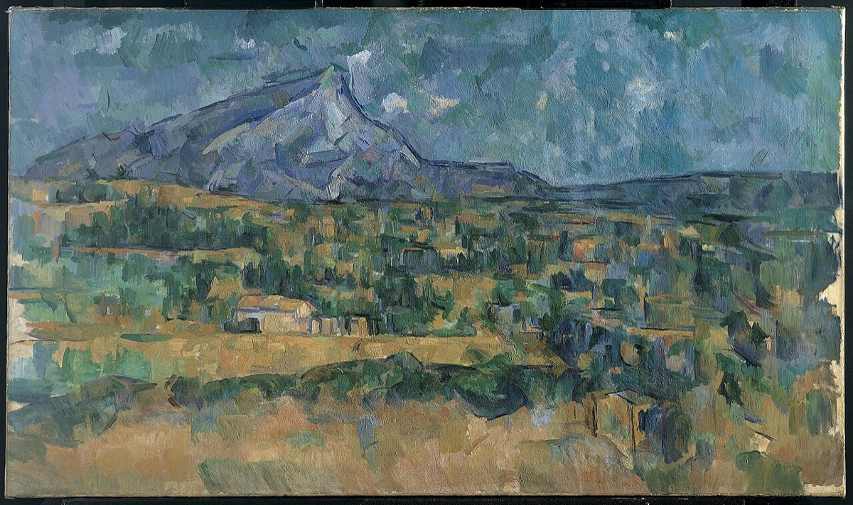 폴 세잔, 생트빅투아르 산(Mont Sainte-Victoire), 1902~1906, 유화, 뉴욕 메트로폴리탄 미술관 소장