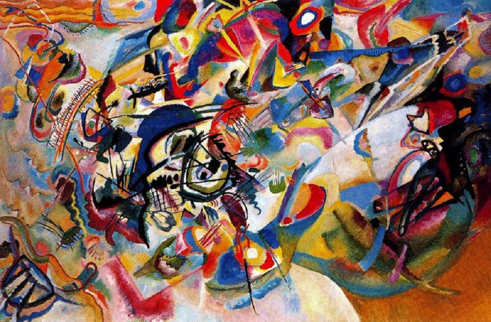 바실리 칸딘스키, 구성 7(Composition VII), 1913, 캔버스에 유화, 트레티야코프 미술관(모스크바) 소장