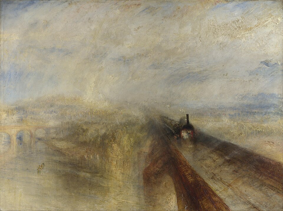 조지프 말러드 윌리엄 터너, 비, 증기, 속도(Rain, Steam and Speed), 1844, 유화, 런던 내셔널 갤러리 소장