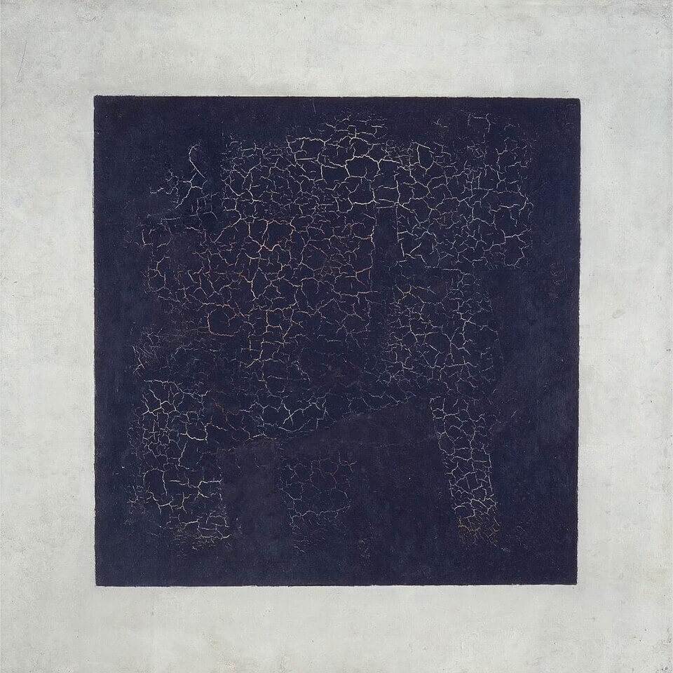 카지미르 말레비치, 검은 사각형(Black Square), 1915, 유화, 트레티야코프 미술관 소장