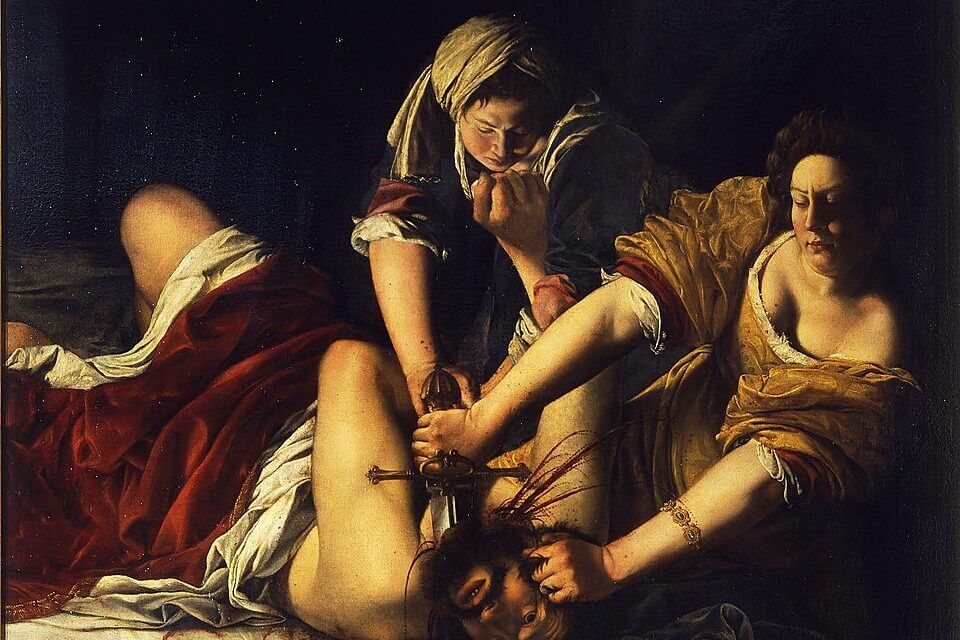 유디트와 홀로페르네스 (Judith Beheading Holofernes), 1620경 — 아르테미시아 젠틸레스키