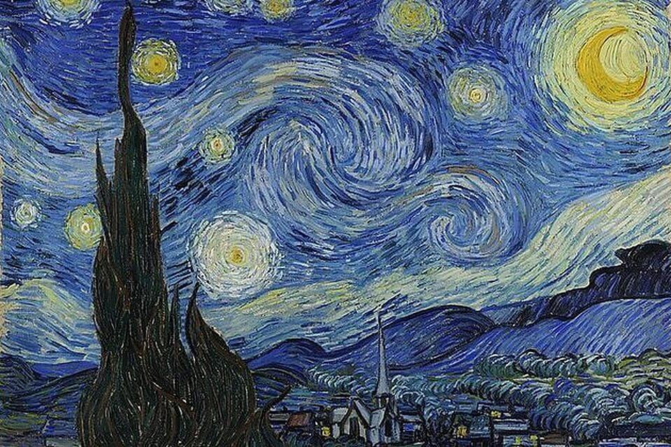 별이 빛나는 밤 (The Starry Night), 1889 — 빈센트 반 고흐