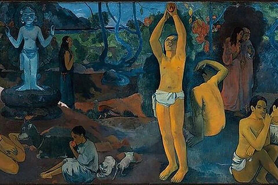 우리는 어디서 왔는가 (D'où venons-nous?), 1897 — 폴 고갱